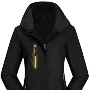 NWT AbelWay Women's Mountain Waterproof Windproof Fleece 3 in 1 Jacket